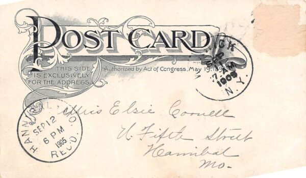Warwick New York The Red Swan Inn Assembly Hall Looking South Vintage PC U1820 - Image 2