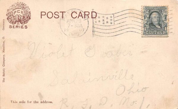 Massillon Ohio "The Bee Hive" West Main Street Undivided Back Vintage PC U1889 - Image 2