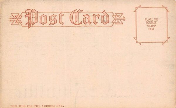 Albion New York Looking North on Main Street Undivided Back Vintage PCU1895 - Image 2