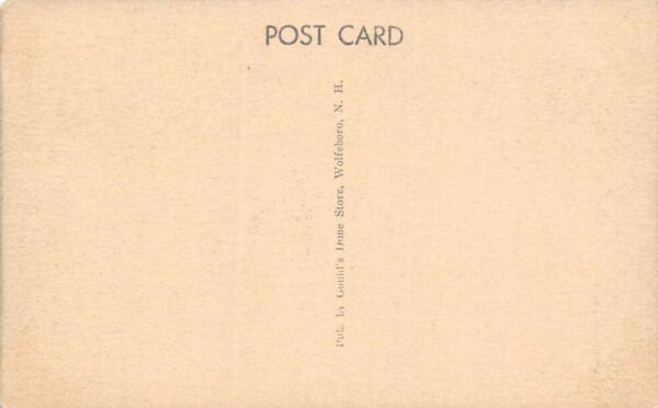 Wolfeboro New Hampshire Main Street Drug Store Vintage Postcard U1915 - Image 2