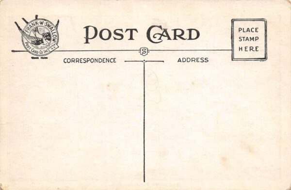 Peterboro New Hampshire Pine Street White Border Vintage Postcard U1919 - Image 2