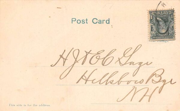 Manchester New Hampshire Multi-Views- Merrimac River, Hanover St., R.R. Yard PC U1950 - Image 2