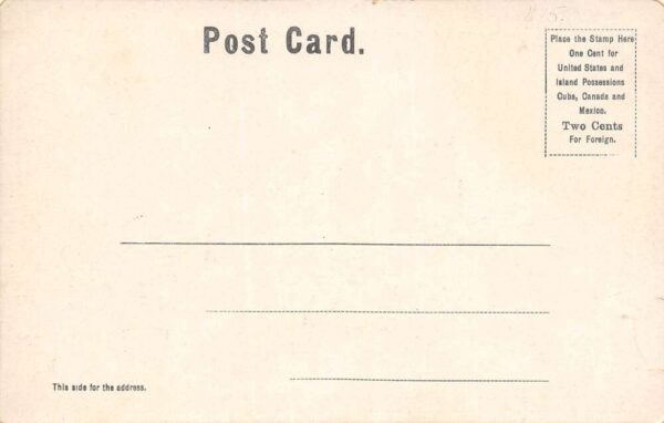 Whitefield New Hampshire Main Street Undivided Back Vintage Postcard U1964 - Image 2