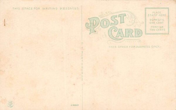 Millersburg Ohio Jackson Street, Looking East Barber Shop Vintage Postcard U2019 - Image 2