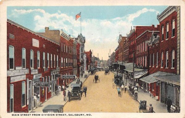 Salisbury Maryland Main Street, from Division Street Businesses & Autos PC U2026