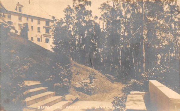 San Francisco California Arden Wood CS Sanatorium Exterior Real Photo PC AA64618