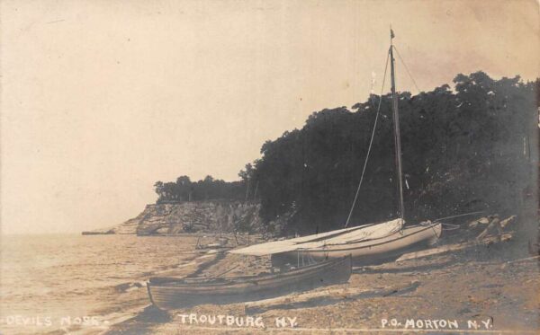 Troutburg New York Devils Nose Real Photo Vintage Postcard AA64620