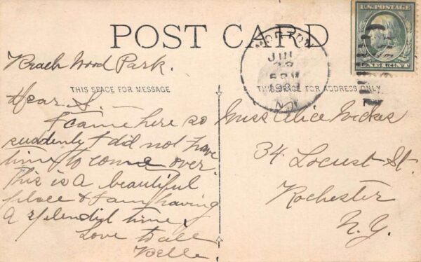 Troutburg New York Devils Nose Real Photo Vintage Postcard AA64620 - Image 2