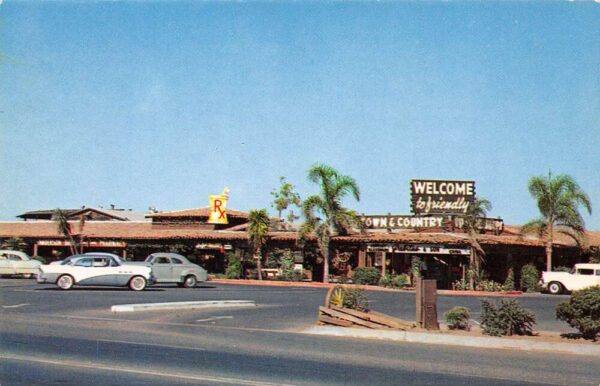 North Sacramento California Town & Country Shopping Center Color Photochrome PC U2077