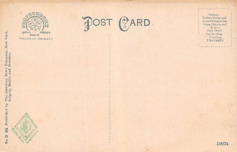 Highland Falls New York Ladycliff Academy and " The Rocks" Color Litho. PC U2114 - Image 2