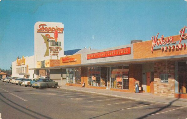 Sunland California View of Sunland & Shopping Center Color Photochrome PC U2148
