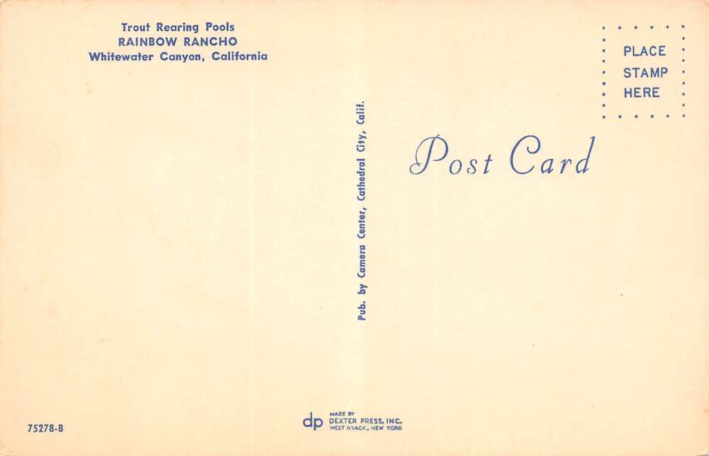 Whitewater Canyon California Trout Rearing Pools at Rainbow Rancho Aerial PC U2171 - Image 2