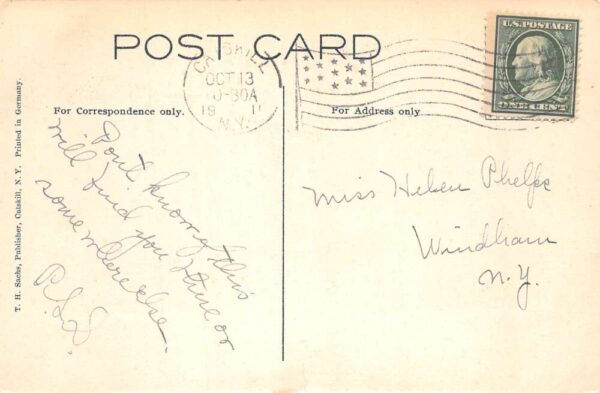 Catskill New York Churches St Lukes St Patricks First Baptist Postcard AA64650 - Image 2