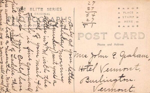 Tully Farms New York Fellows Falls Real Photo Vintage Postcard AA64667 - Image 2