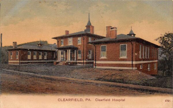 Clearfield Pennsylvania Clearfield Hospital Vintage Postcard AA64672