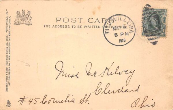 Titusville Pennsylvania Where Oil was First Discovered Tuck Postcard AA64677 - Image 2