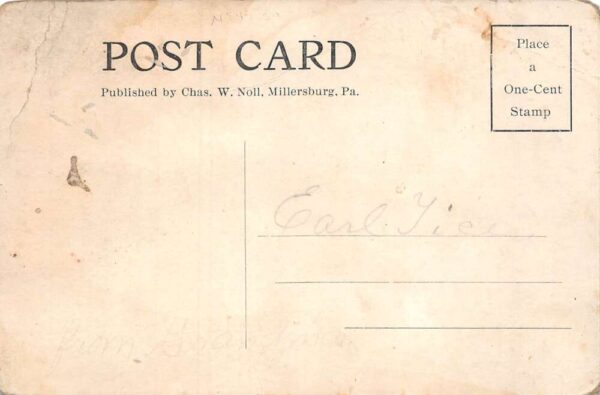Millersburg Pennsylvania Wiconisco Creek Scenic View Vintage Postcard AA64682 - Image 2
