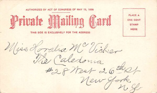 Playa Del Rey California Bird's Eye View of Town Private Mailing Card PC U2223 - Image 2