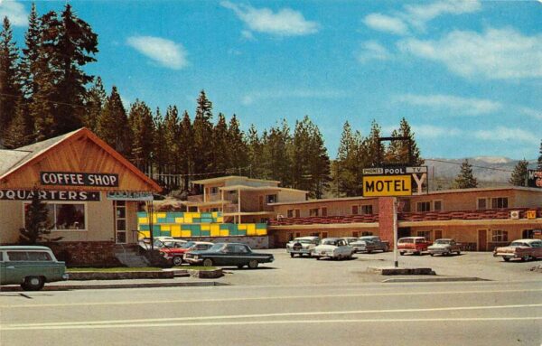 Weed California The " Y" Cafe and Motel Exterior View Vintage Postcard U2372