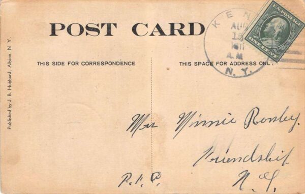 Kent New York Looking South East Private Residences Vintage Postcard U2387 - Image 2