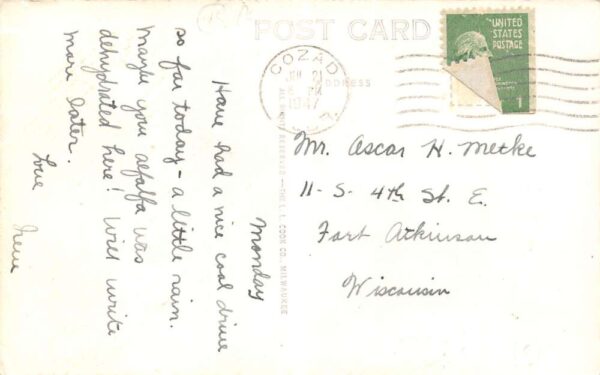 Cozad Nebraska Allied Mills Inc. Dehydration Plant Real Photo Vintage PC U2435 - Image 2