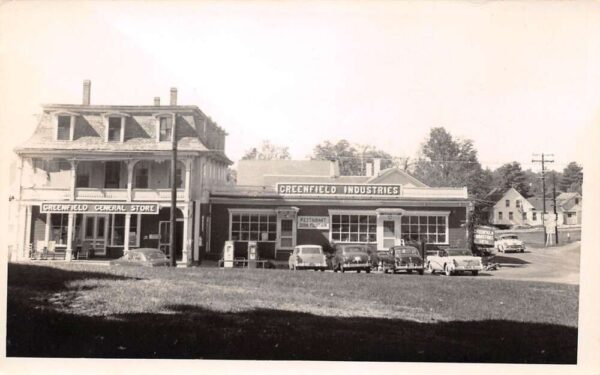 Greenfield New Hampshire Greenfield Industries Real Photo Vintage Postcard U2445