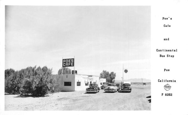 Poe California Poe's Cafe Frasher Real Photo Vintage Postcard AA64825