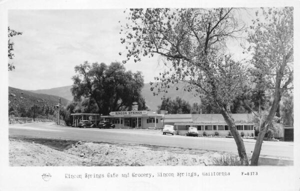 Kincon Springs California Kincon Springs Cafe Frasher Real Photo PC AA64826
