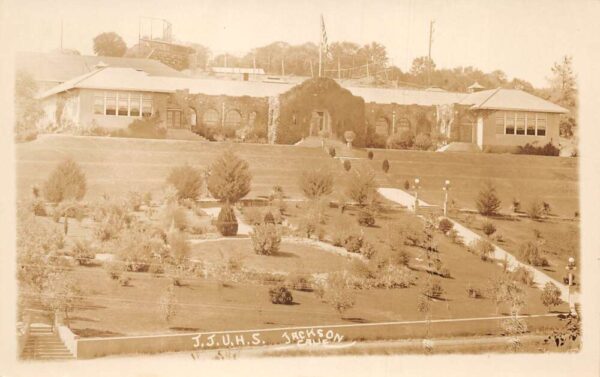 Jackson California JJ UHS High School Real Photo Vintage Postcard AA64832