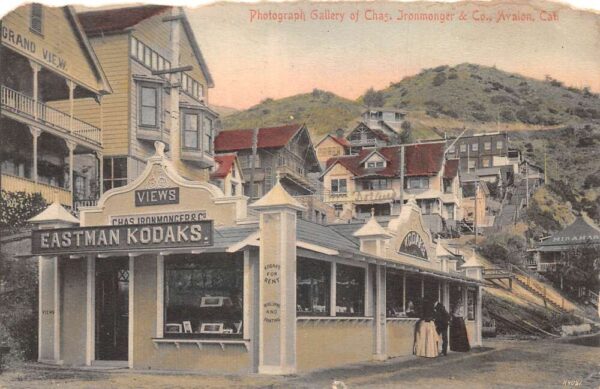 Avalon California Eastman Kodaks Ironmonger Photo Gallery Postcard AA64833