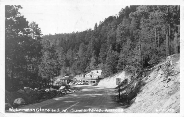 Summerhaven Arizona Mt lemmon Store and Inn Real Photo Postcard AA64861