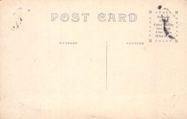 Dubque Iowa Bank and Insurance Real Photo Vintage Postcard AA64889 - Image 2