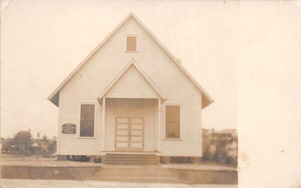 St Petersburg Florida ? Trinity Lutheran Church Real Photo Postcard AA65026