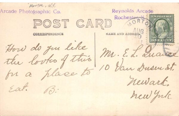 Morton New York Cady Cottage Beechwood Park Real Photo Postcard AA65037 - Image 2
