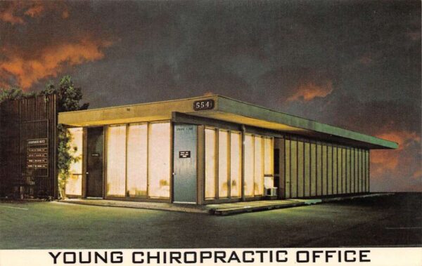 Walnut Creek California Young Chriopractic Office Vintage Postcard AA65079