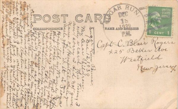 Wyalusing Pennsylvania Presbyterian Church Real Photo Vintage Postcard AA65088 - Image 2