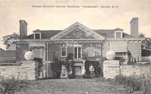 Cornish New Hampshire Winston Churchill's Summer Home " Harlakenden" PC U2749