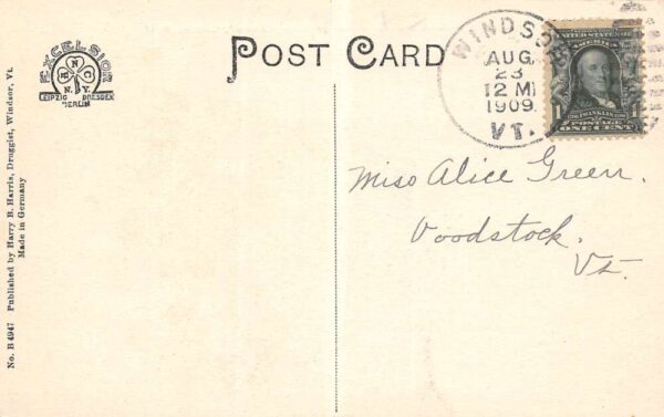 Cornish New Hampshire Winston Churchill's Summer Home " Harlakenden" PC U2749 - Image 2