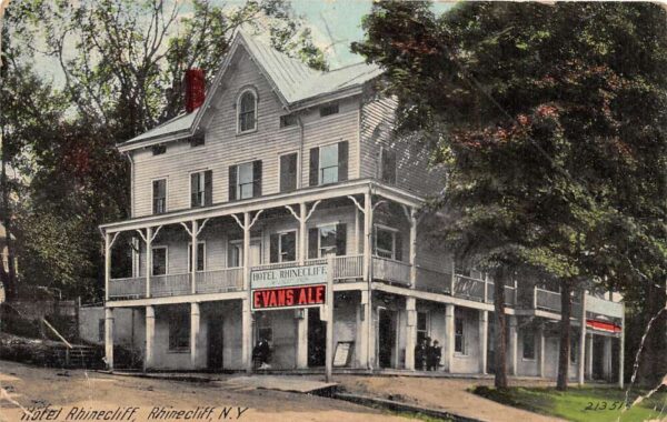 Rhinecliff New York Hotel Rhinecliff feat. Evans Ale Sign Slight Scribbling & Scratches PC U2754