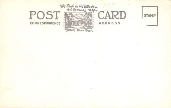 North Conway New Hampshire The Shop In The Woods Real Photo Postcard U2773 - Image 2