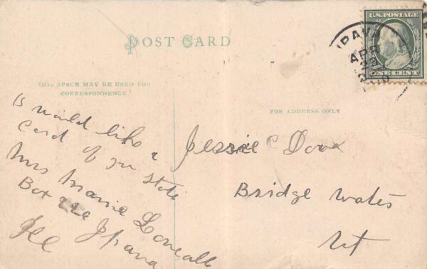 Canton Illinois East Side Of Square 5 And 10 Cent Store Vintage Postcard U2817 - Image 2