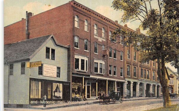 Waterville Maine Independent Order Of Odd Fellows & Masonic Hall PC U2850