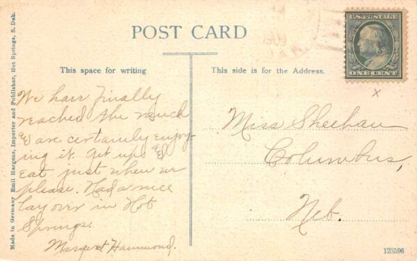 Custer South Dakota Sylvan Lake Hotel Vintage Postcard AA65114 - Image 2