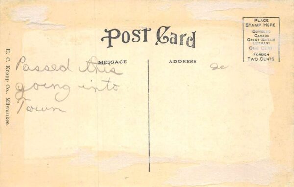 Highland Park Illinois The Moraine North Approach Vintage Postcard AA65131 - Image 2
