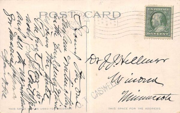 Fairmont West Virginia Masonic Temple & Post Office Color Litho. PC U2884 - Image 2