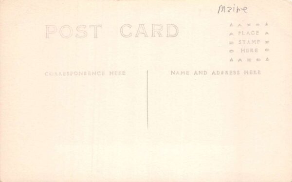 Rangeley Maine Rangeley Lake House and Scenic Walk Real Photo Postcard AA65166 - Image 2