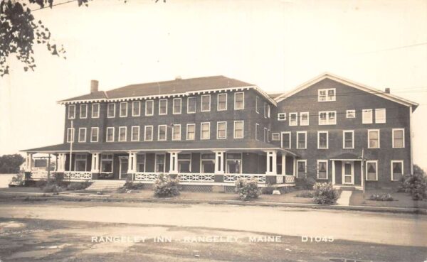 Rangeley Maine Rangeley Inn Real Photo Vintage Postcard AA65168
