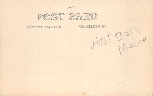 West Bath Maine New Meadows Inn Real Photo Vintage Postcard AA65173 - Image 2