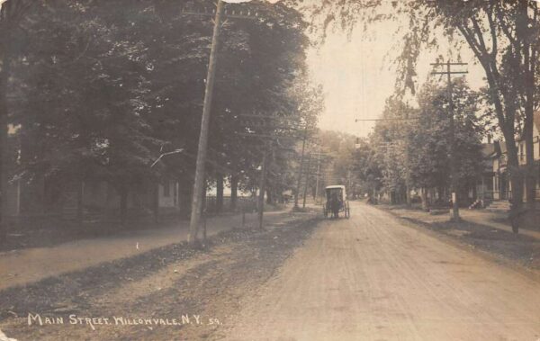 Willowvale New York Main Street Real Photo Vintage Postcard AA65180
