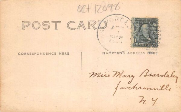 East Worcester New York Main Street Real Photo Vintage Postcard AA65200 - Image 2